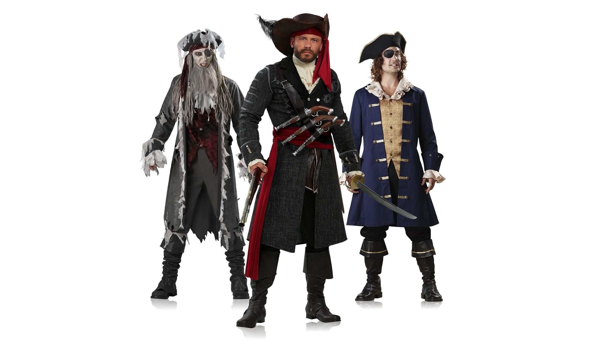 Mens Pirate Suit, Medium, Pirate, Festival Wear