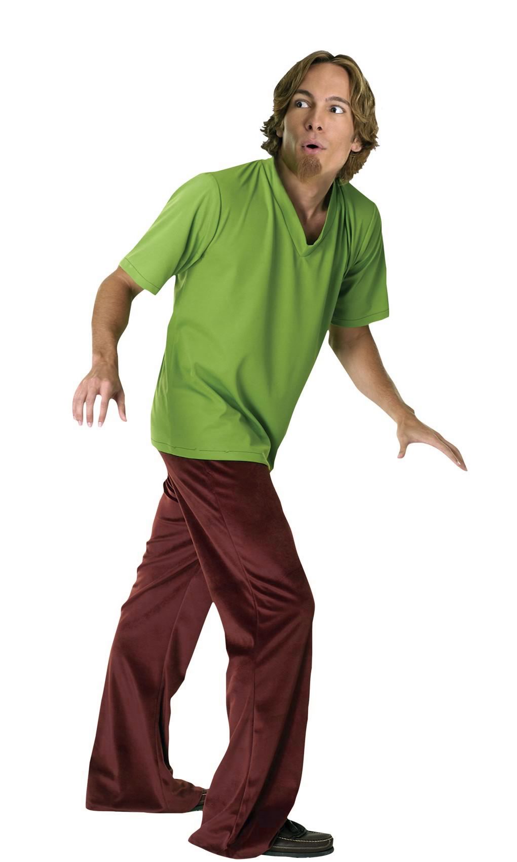 Green top and maroon pants costume for Shaggy from Scooby Doo