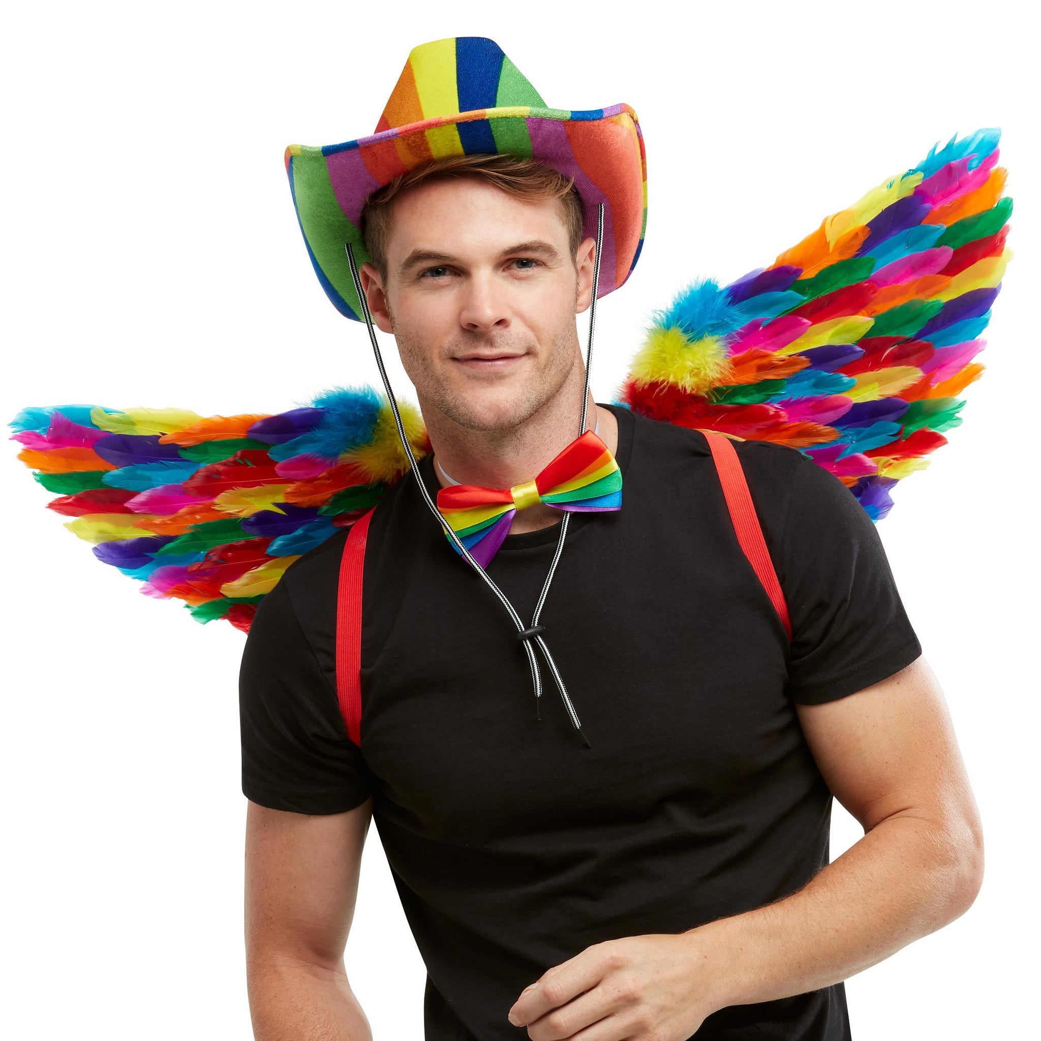 Buy Rainbow Feather Wings