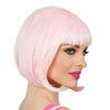 Long Bob Wig Light Pink