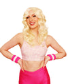 Curly blonde Barbie style wig