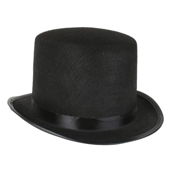 Black fancy dress top hat