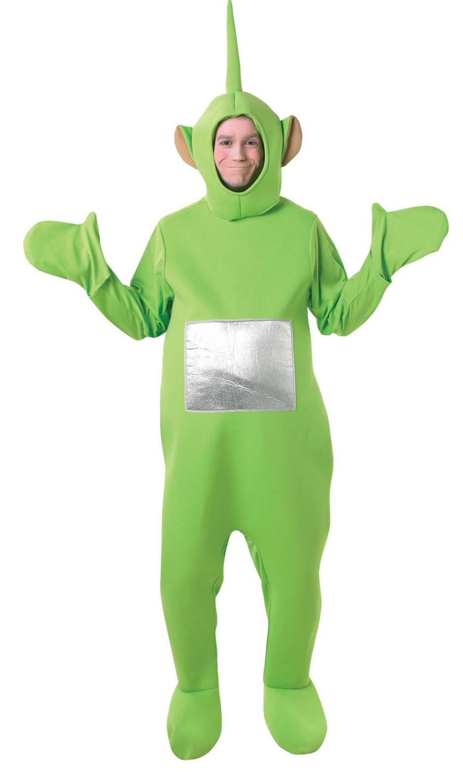 Dipsy green Teletubbies costume with full head